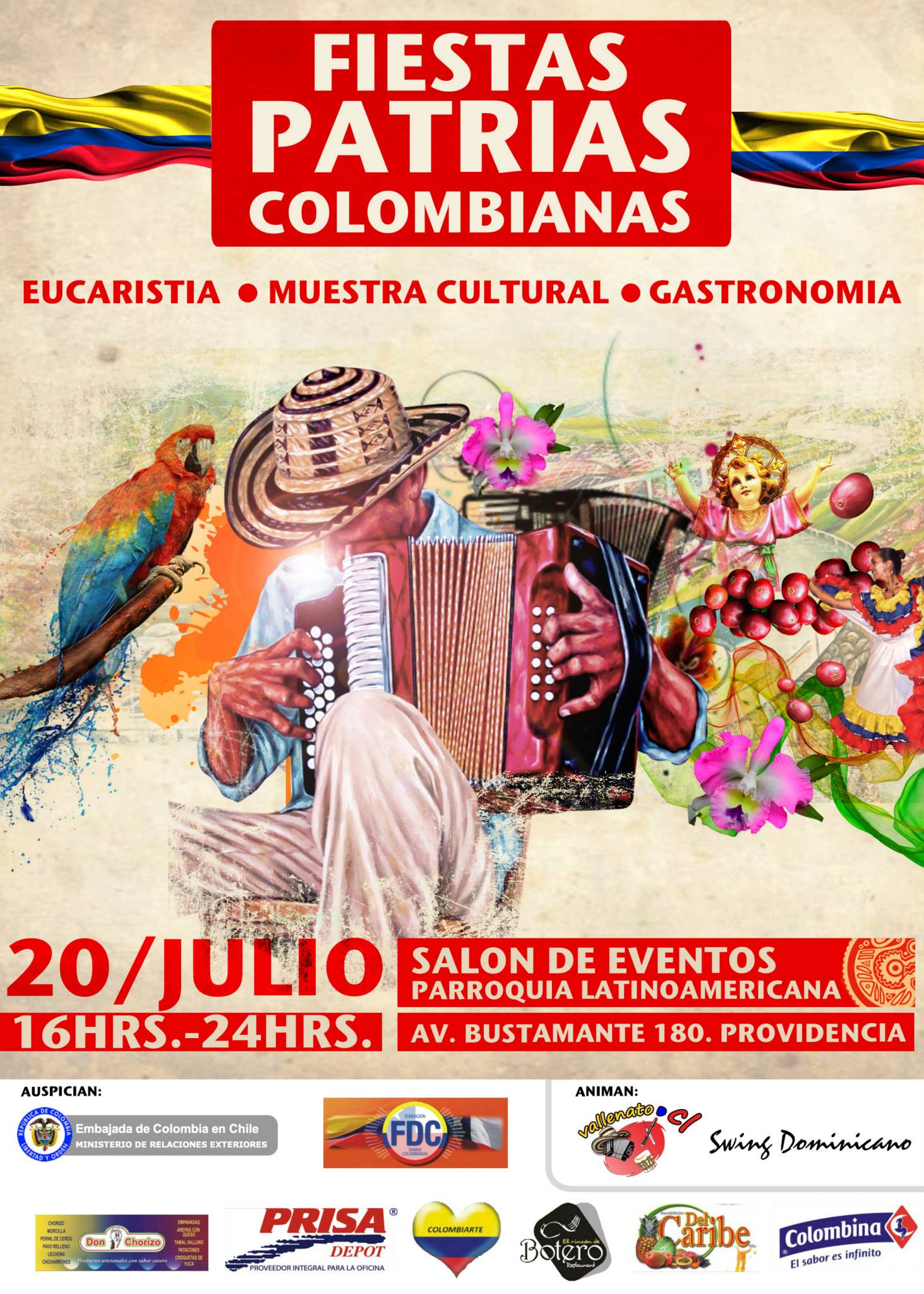 Celebración Independencia de Colombia