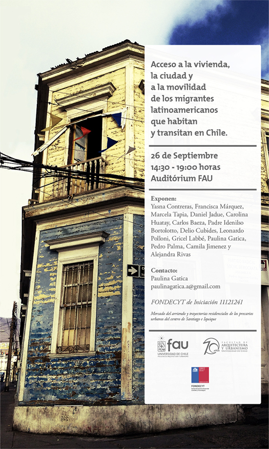 Destacados expositores participarán en seminario sobre migrantes y ciudad en la FAU