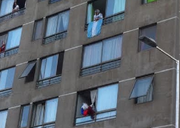 Copa América 2015: Ella, desde la ventana, en el día decisivo