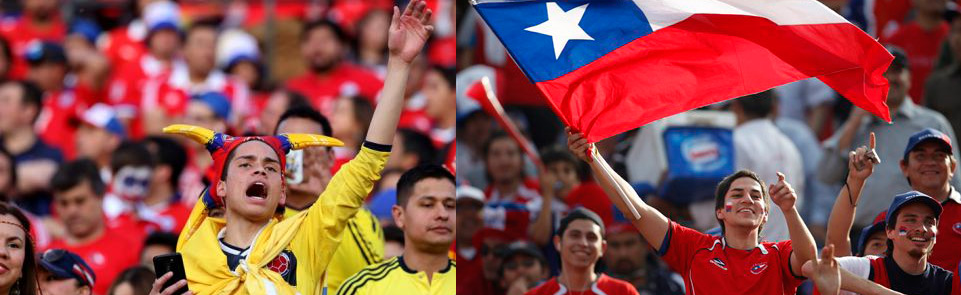 Chile vs Colombia: los tres puntos fueron para el público