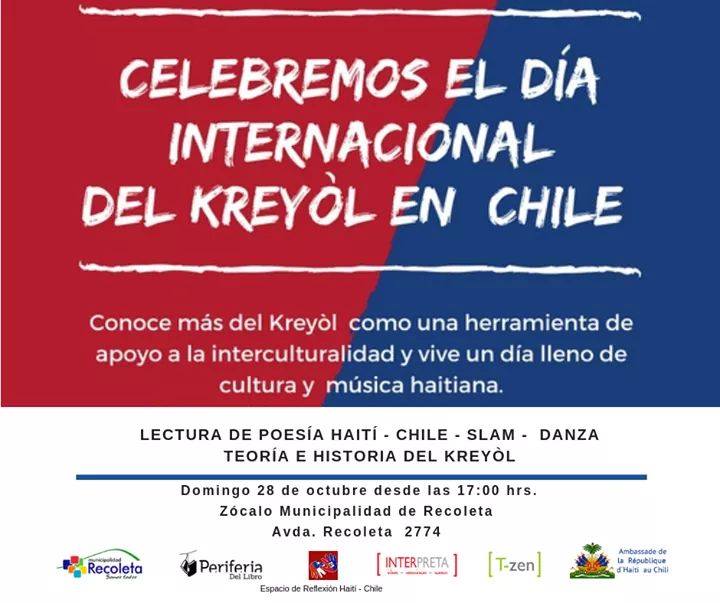 Convocan a celebrar el Día internacional del creole en Recoleta