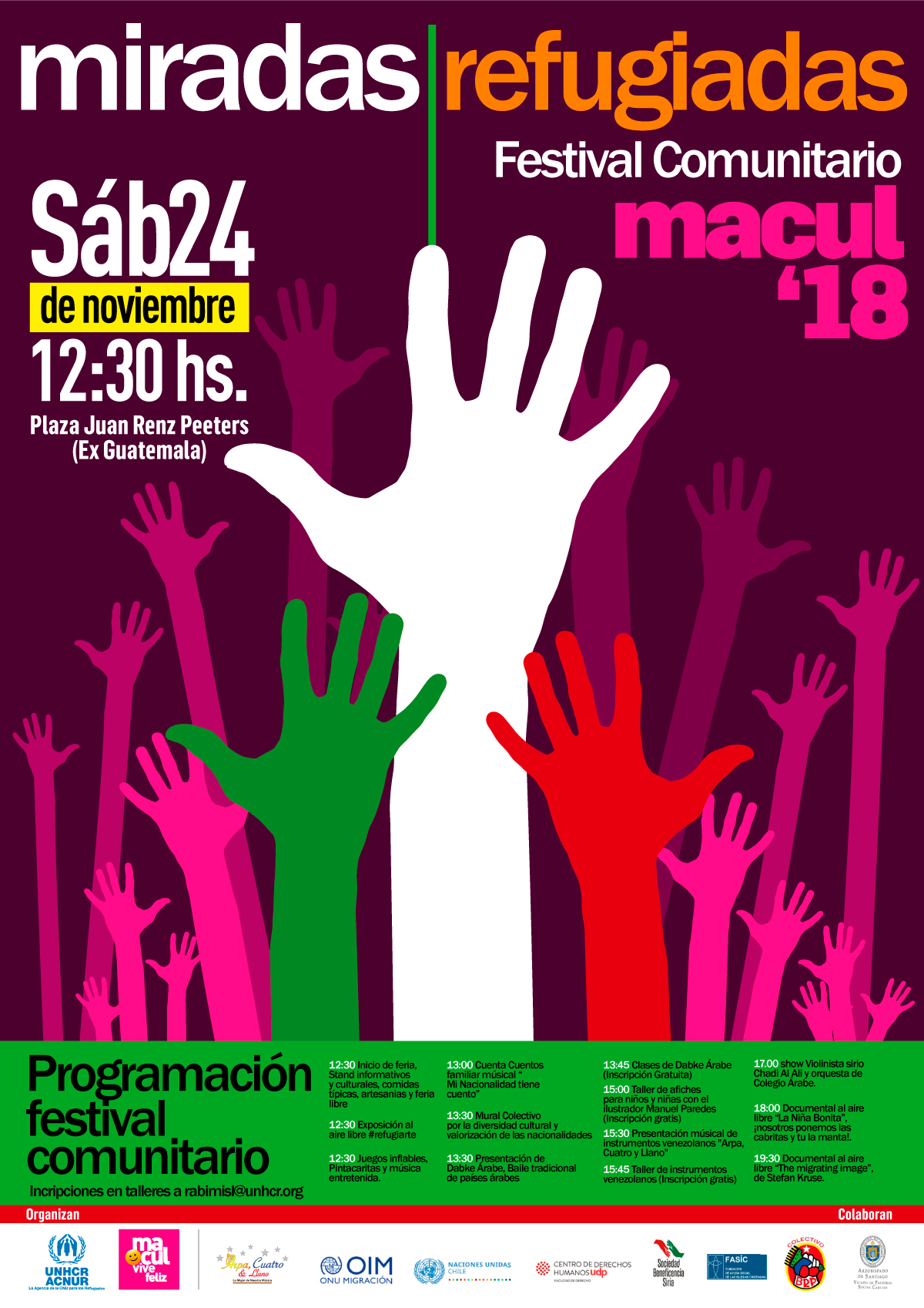 Festival comunitario en Macul celebrará la diversidad y valoración de las culturas