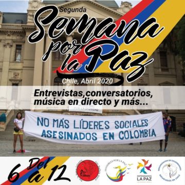 Colectividades colombianas en Chile realizan segunda Semana por la Paz en Colombia