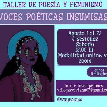 Taller de poesía y feminismo: Voces poéticas insumisas