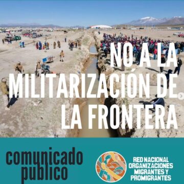 No a la militarización de las fronteras